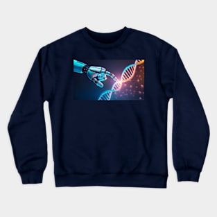 robot dna Crewneck Sweatshirt